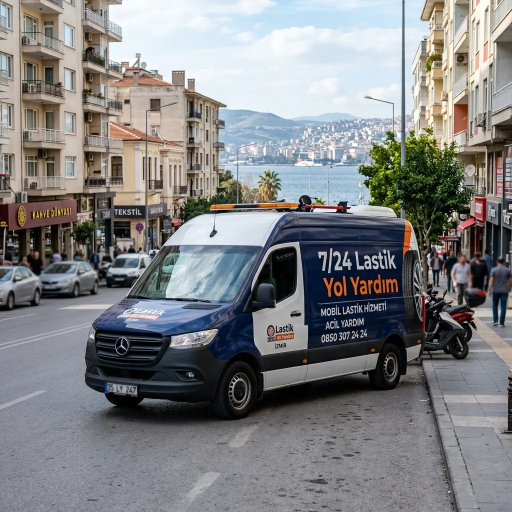 Salhane Bölgesi Acil Lastik Servis Aracı